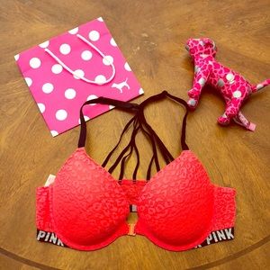 Victoria’s Secret Pink Racerback Push Up Bra
